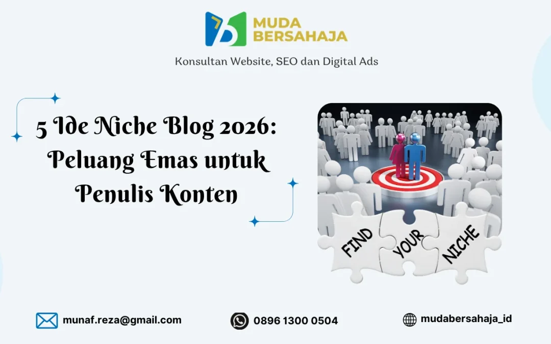5 ide niche blog 2026 Peluang Emas untuk Penulis Konten