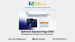 Optimasi Squeeze Page 2026: Menangkap Leads
