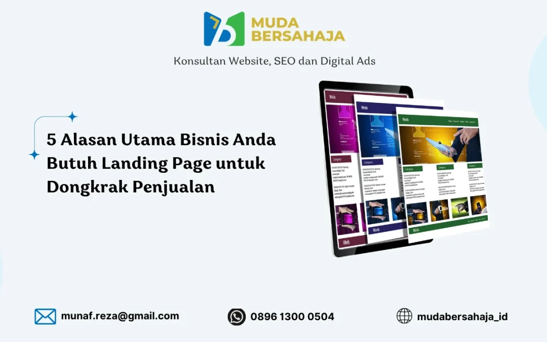 5 Alasan Utama Bisnis Anda Butuh Landing Page_Mudabersahaja_new