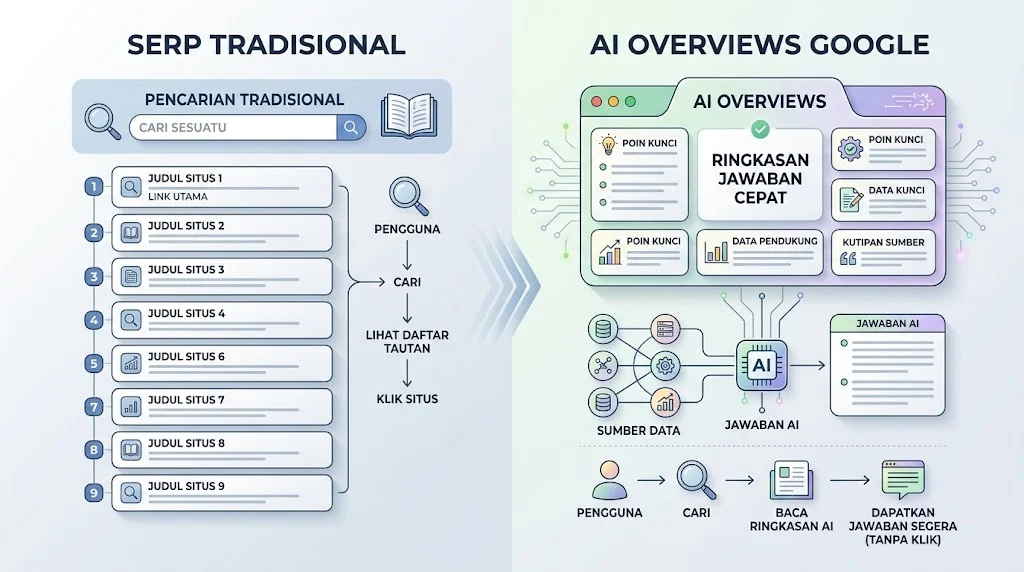 Dominasi Ai Overviews Google