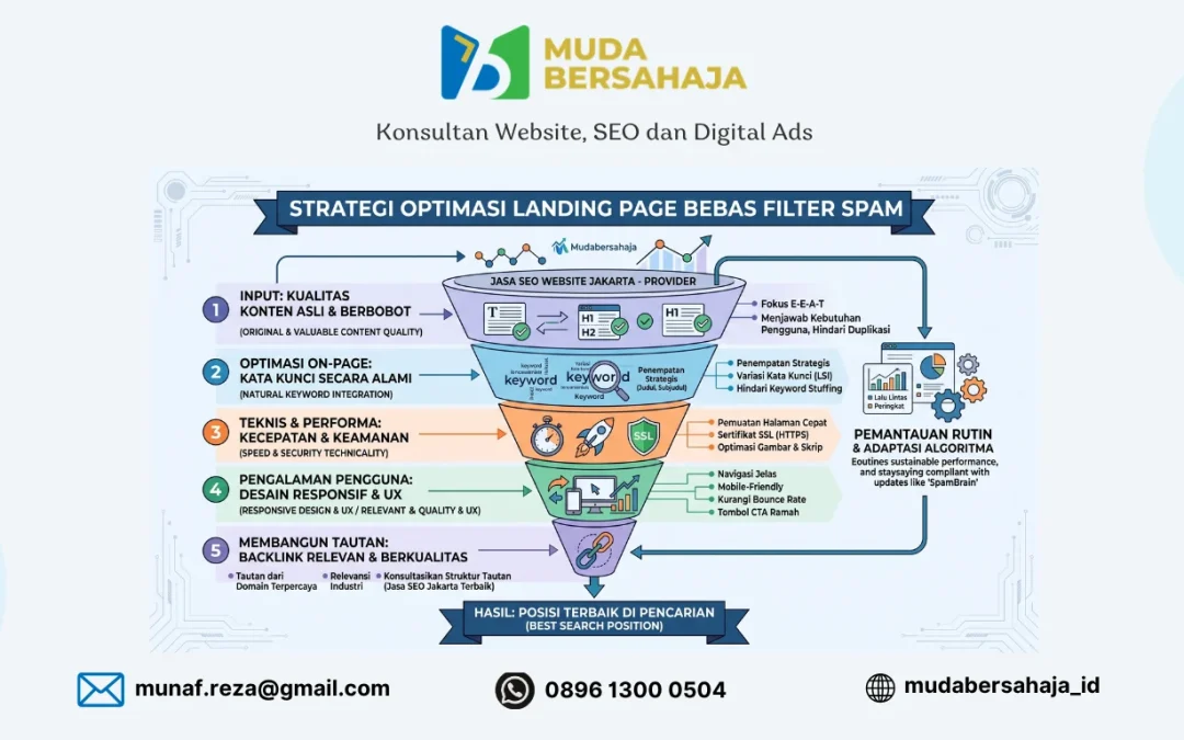 Strategi Optimasi Landing Page Bebas dari Filter Spam