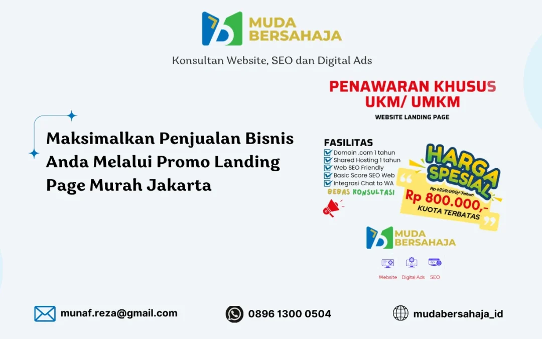 Promo Landing Page Murah Jakarta_mudabersahaja